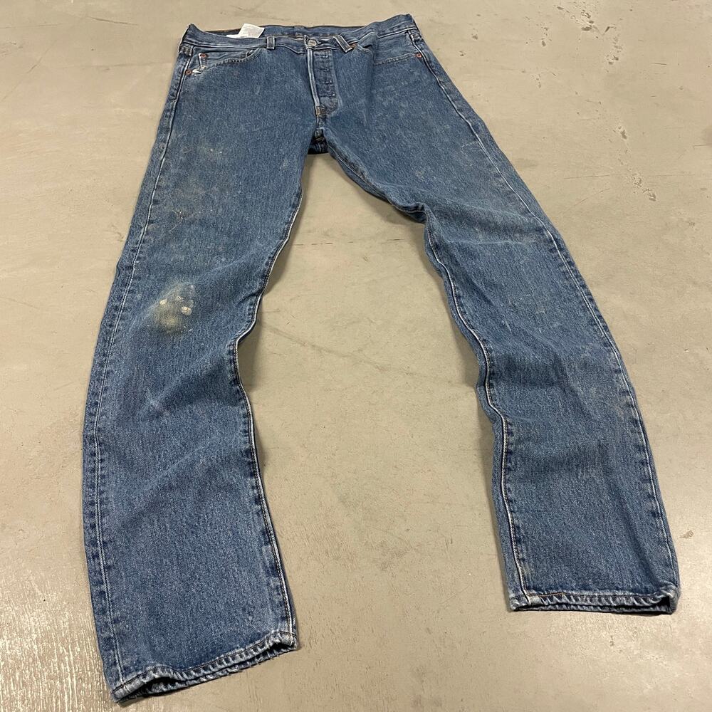 vintage Levi's 501 button fly western Jeans 32x34